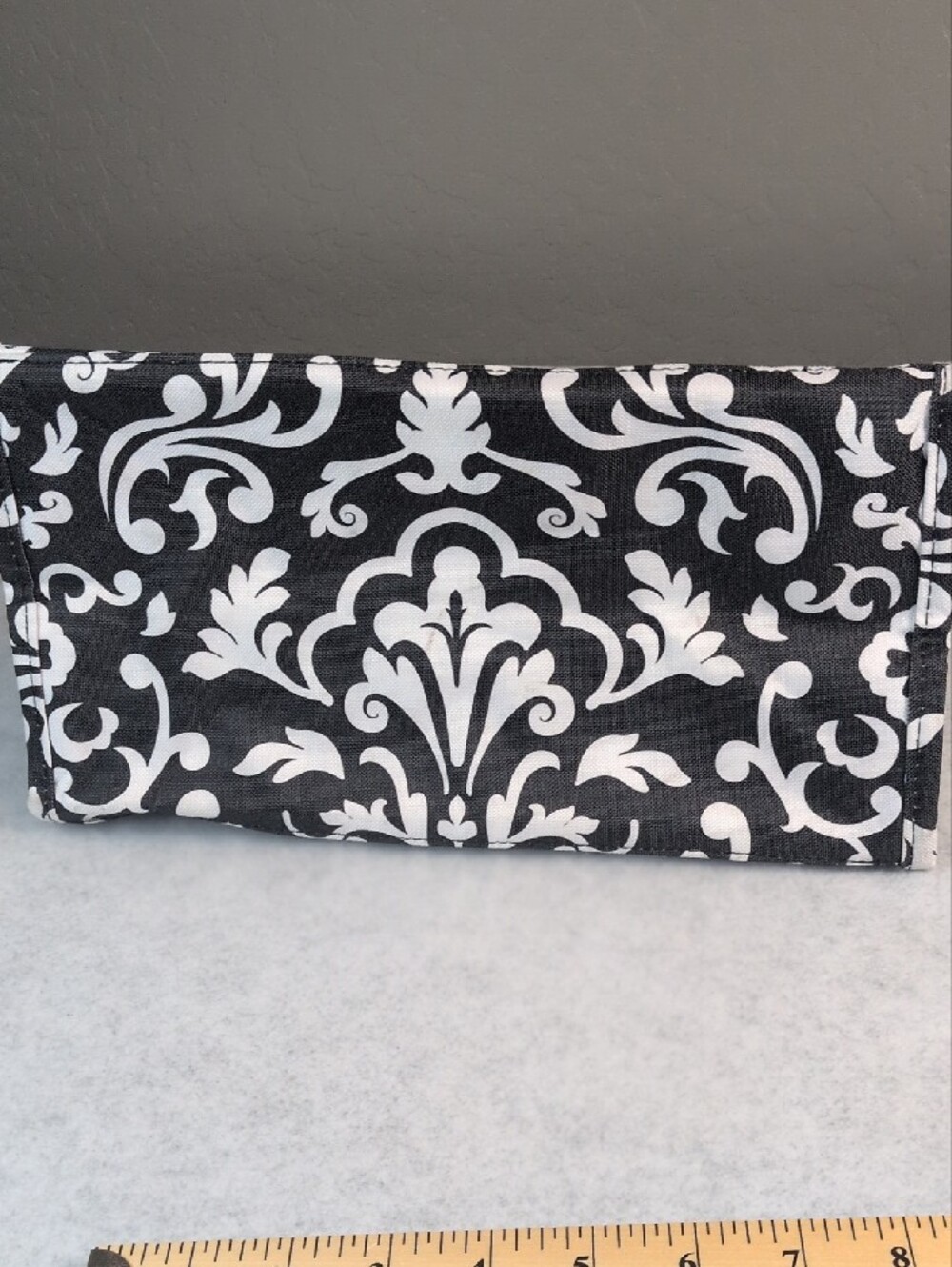 Parisian Pop Black & White Damask Keep it Caddy Tote Bag - Picture 5 of 6